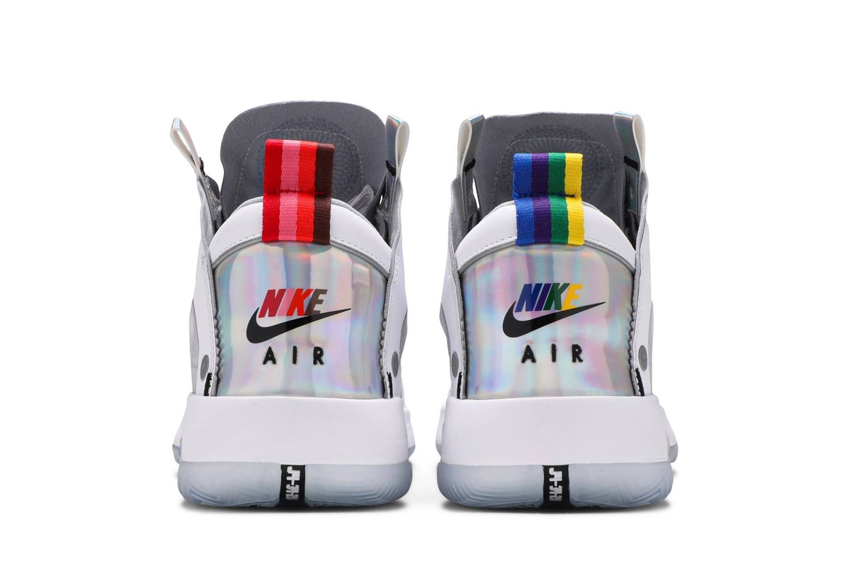 Air Jordan 34 ホワイト/グレー Nike Air Jordan 34 White Metallic Silver Unite – ChillyKicks