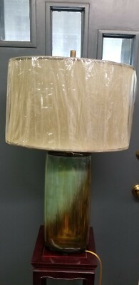 NEW MCM THEODORE ALEXANDER WATERMILL SHIMMER PORCELAIN TABLE LAMP 2054-070