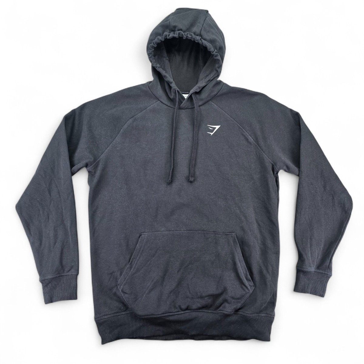 Gymshark Mens Gym Hoodies Gymshark Crest Hoodie Mens Large Black