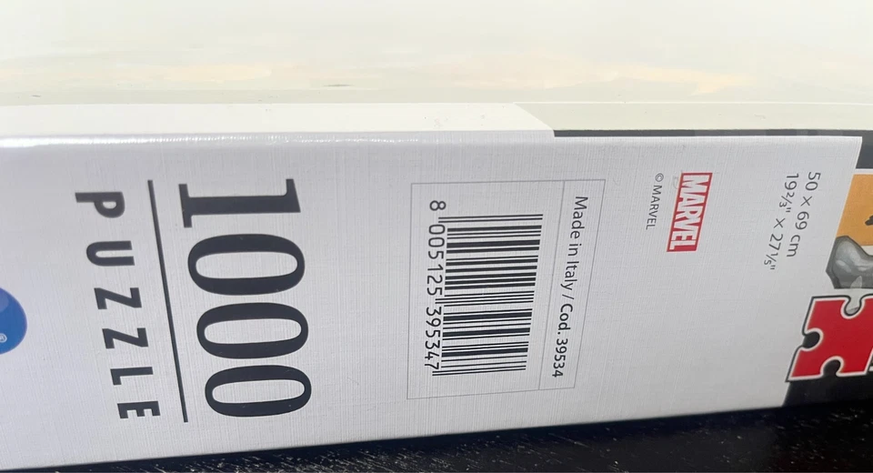 Marvel Jigsaw Puzzle Superhero Avengers Comic Book Anniversary Iron Man Hulk - Image 4 of 4