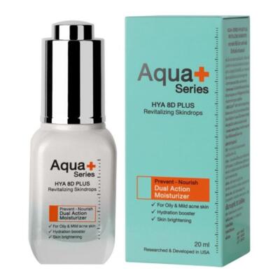 Aqua+ Series HYA 8D PLUS Revitalizing Skin Drops Concentrated Radiant Skin 20ml.