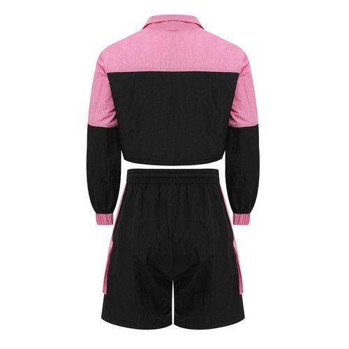Kids Girls Coat And Shorts Festival Jacket With Bottoms Modern Sweatsuit Fun - Picture 24 of 68