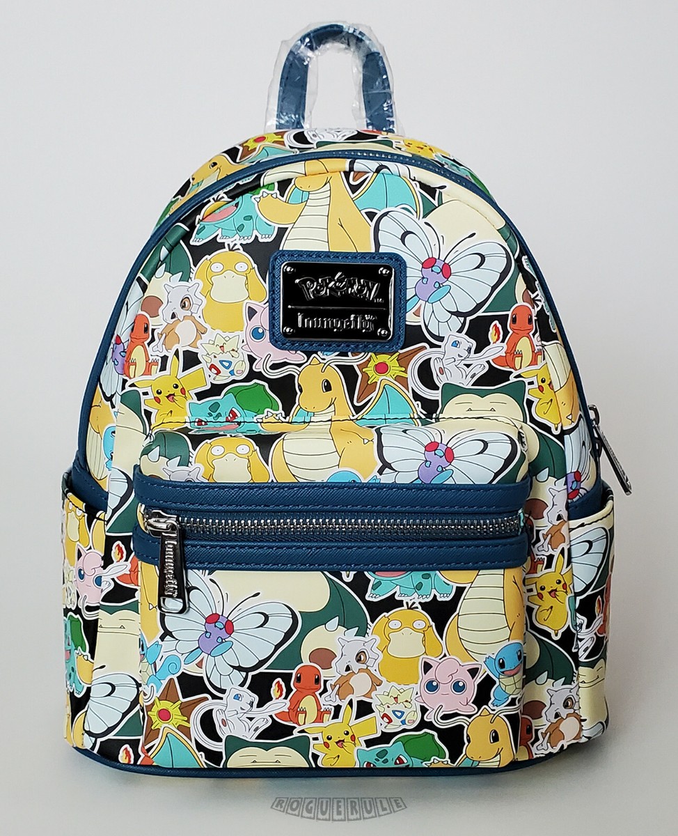 ?Loungefly Pokemon Sticker Collage Mini Backpack  display picture 3