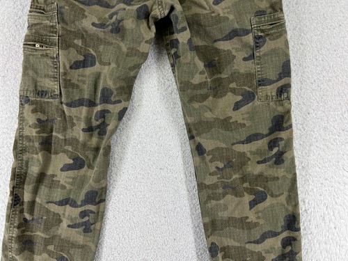 Gap Kids Pants Boys 2XL XXL Green Camo Jogger Cargo Rip Stop Fabric 26x27 - Picture 13 of 14