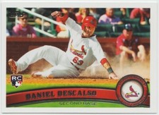2011 Topps Baseball #87 Daniel Descalso RC - St. Louis Cardinals