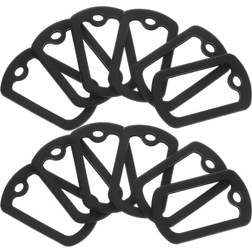 12PCS Military Style Dog Tag Silicone Silencer Dog Tag Silicone Protective Cover - Picture 10 of 12