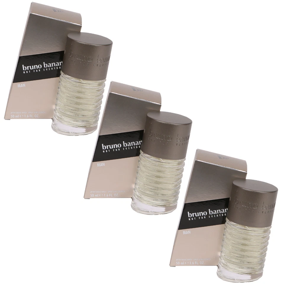 Bruno Banani MAN After Shave Spray 3 x 50 ml Not for Everybody Basic Signature - Bild 1 von 1