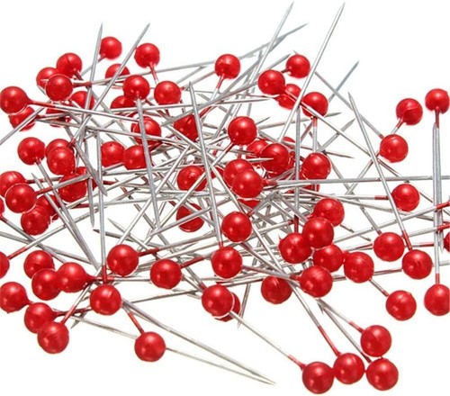 Plastic Headed Round Sewing Pins Assorted Color Dress Making Craft Alterations - Picture 67 of 83