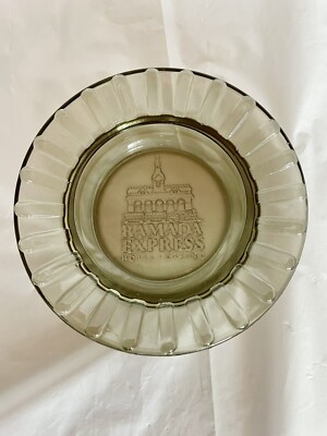 VINTAGE RAMADA EXPRESS CASINO ~LAUGHLIN NEVADA ORIGINAL LOGO ASHTRAY SMOKEY GRAY