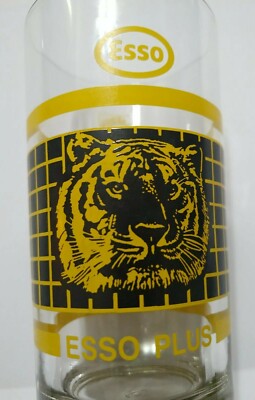 ESSO Gas Tiger PROMO ALBERGUE OLÍMPICO DRINKING GLASS Vaso