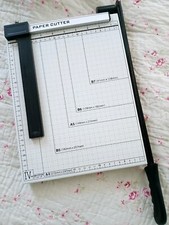 A4 Guillotine Arm Paper Cutter 12 X 10 X 4 IV Trimmer Multi Sheets Vintage Craft
