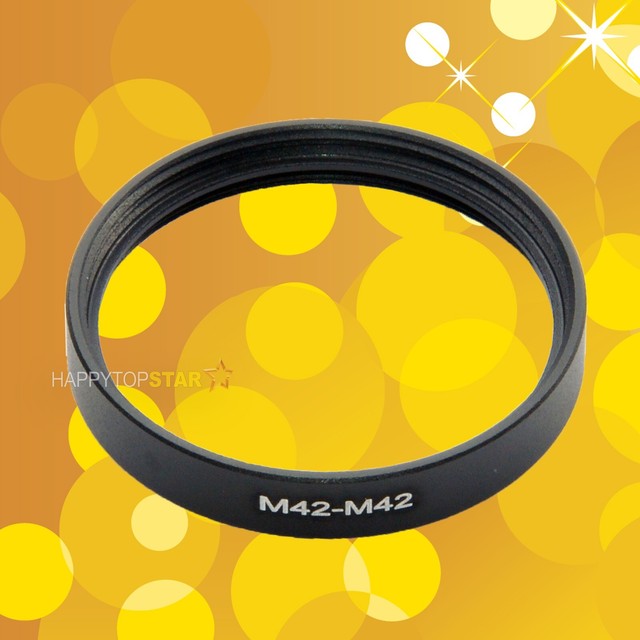 M42-M42 42-42 42mm Female to Female Double Dual Inner Thread Lens Ring Adapter M42-M42 42-42 42mm Female to Female Double Dual Inner Thread Lens Ring Adapter