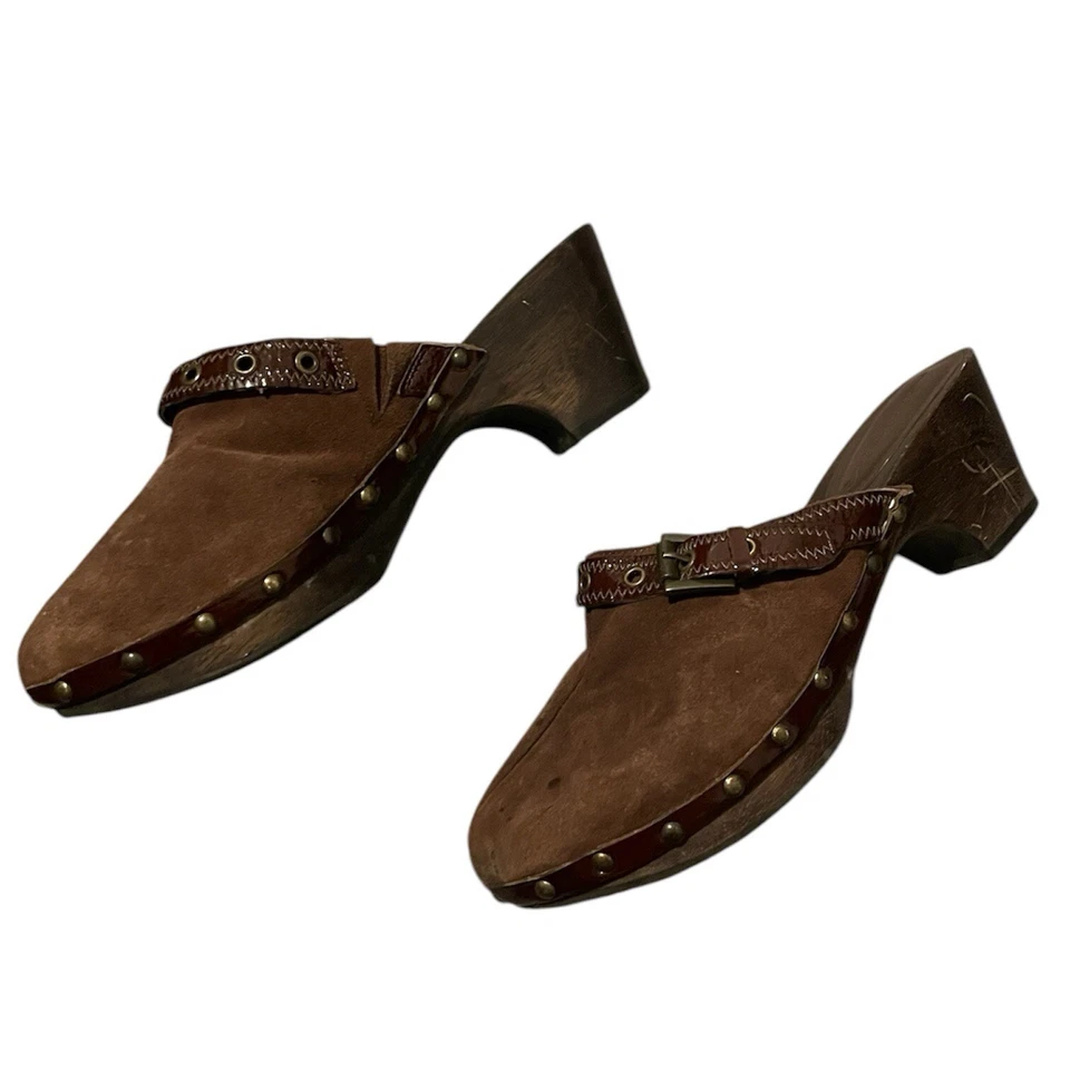 vintage suede sherpa lined matisse sandals size 8 women - Image 2 of 4