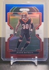 2021 Panini Prizm - JESSIE BATES III - Red White & Blue Prizm SP - Bengals #276