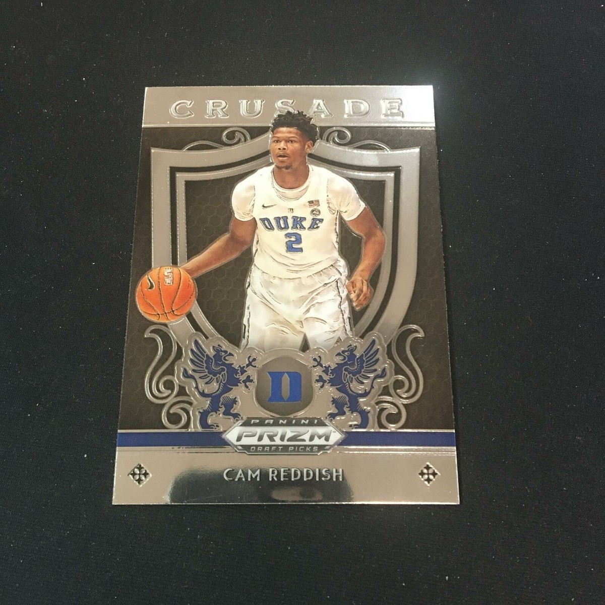 2019-20 Panini Prizm Crusade CAM REDDISH #43 Duke Blue Devils