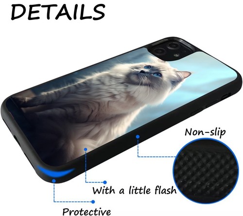 For Samsung S20 S21 S22 S23 Plus Ultra natural Birman Cat Dustproof Cover - Picture 24 of 25