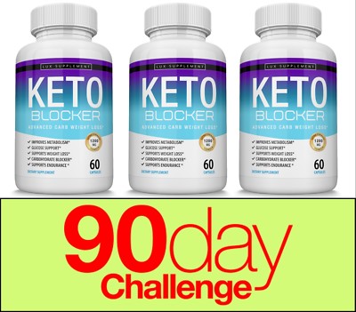 Keto Blocker Diet Pill 1800 MG Weight Loss Ketogenic Fat Burner & Carb Blocker