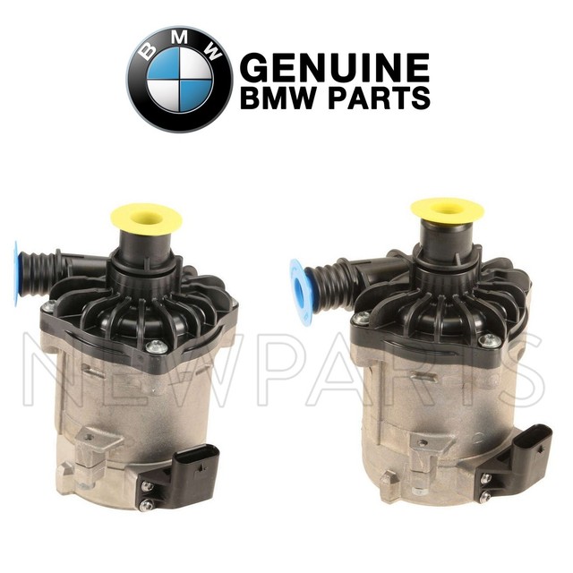 For BMW E70 X5 Pair Set of Left and Right Auxiliary Water Pumps Genuine