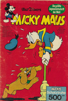 Micky Maus Nr.9 / 1969 Mit Klappseiten! / Ehapa Verlag