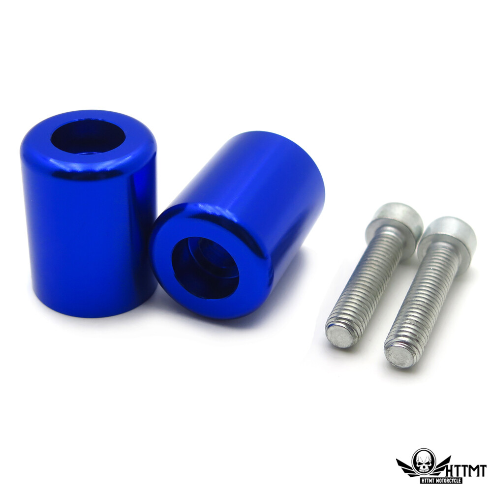 Blue Bar Ends For Kawasaki Ninja 250 500 Zx600 Zx6 636 Zzr600 Zx6R