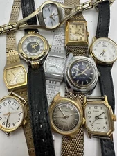 Lot Of 10 Broken Timex Ladies Quartz Battery Watches Lot Project  Vintage Diy