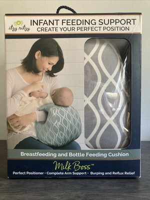 itzy ritzy milk boss infant feeding support pillow