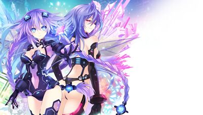 Anime hyperdimension neptunia girls neptune plutia  Custom Playmat Mat Pad