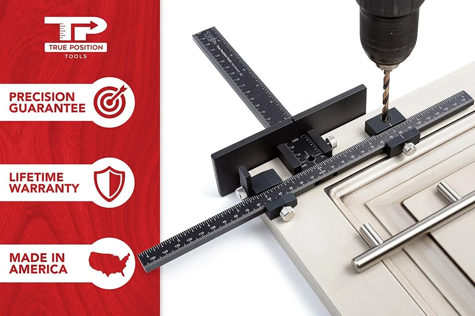 Восстановленный производителем инструмент для истинного положения TP-1934E Cabinet Hardware Jig PRO - Изображение 3 из 4