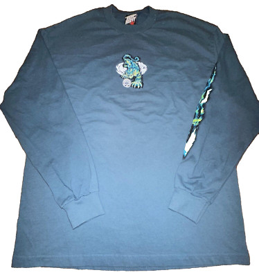 Top Heavy Tiger Dragon Anime Affliction Style Vintage Y2K Long Sleeve Men's XL