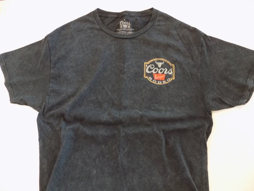 Coors Banquet Bier Rodeo T-Shirt Erwachsene Large 100 % Baumwolle Stier neu aus altem Lagerbestand ohne Etikett