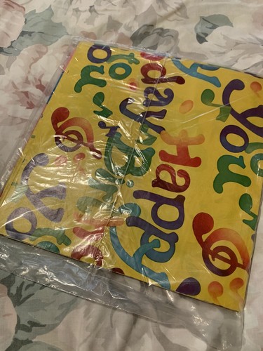 ❤️Vintage Birthday Wrapping Paper CPS Corporation Franklin Tennessee NIP - Picture 2 of 4