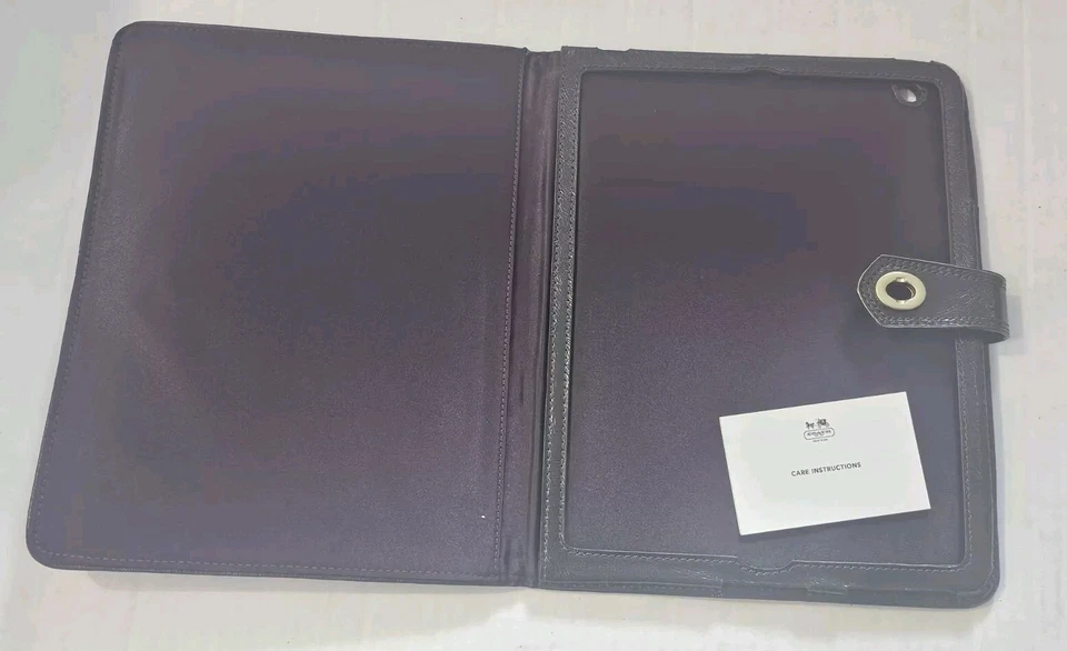 Coach Multicolor Firma C Bufanda Estampado Tableta Cubierta Folio Estuche De Colección Y2K Amapola Foto 4 de 4