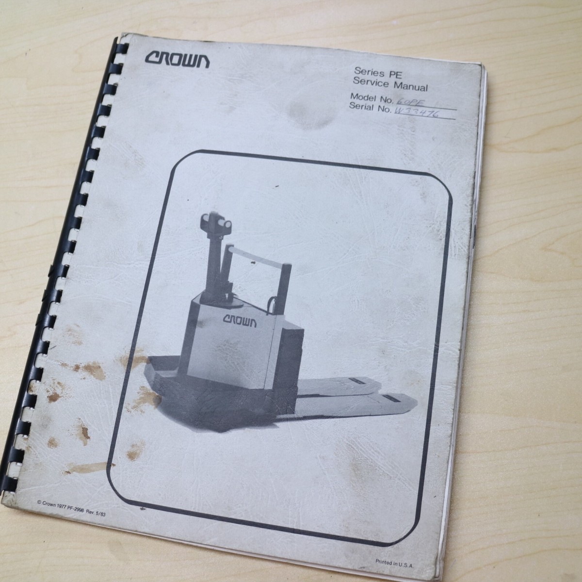 Crown Pallet Jack Parts Diagram Used Crown PTH 50 Manual Pallet Jacks