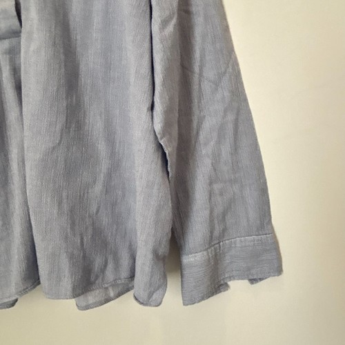 Elizabeth and James Pin Stripes Classic Blue Shirt Blouse Size XL *b93 - Picture 11 of 20