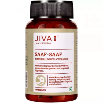 iva Ayurveda SAAF SAAF Tablets (120tab) Natural Bowel Cleanser free shipping