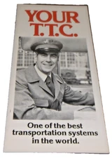 1980 TTC TORONTO TRANSIT COMMISSION YOUR T.T.C. BROCHURE