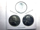 1943 P D S, STEEL Wheat Lincoln 3 Penny Set, BU coins, FREE SHIPPING!!