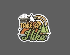 Take A Hike Sticker Adventure Waterproof
