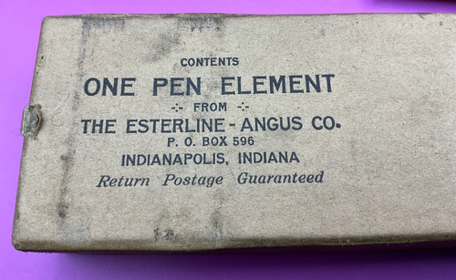 VINTAGE ESTERLINE ANGUS CO GRAPHIC INSTRUMENT WATT METER ELECTRIC CHART - Picture 15 of 15