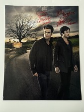 IAN SOMERHALDER & PAUL WESLEY Signed Autograph 28x35 Vampire Diaries