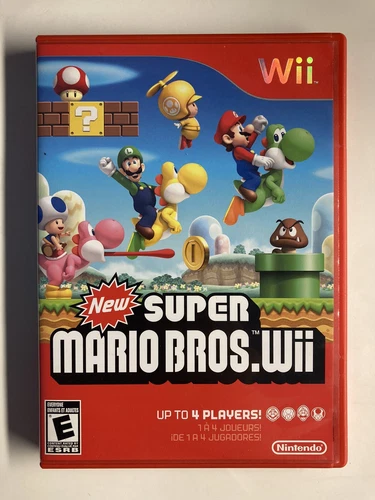 New Super Mario Bros Wii CIB Tested