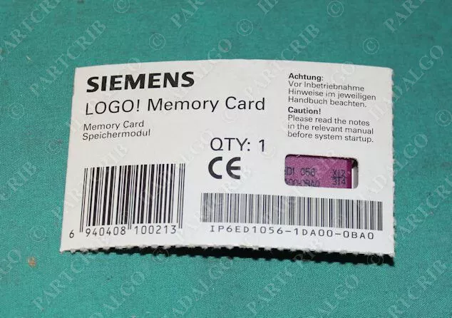 Siemens 6ED1056-1DA00-0BA0 LOGO! Memory Card