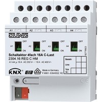 Jung Knx Schaltaktor 4-Fach 2304.16 Regchm Bussystem-Schaltaktor 2304.16REGCHM