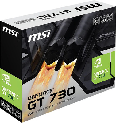 MSI NVIDIA Geforce GT 730 2GB DDR3 PCI-E 2.0  HDMI-DL-DVI-D Low Profile OVP