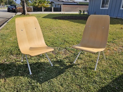  Jean Prouve for Vitra ANTHONY chairs 2002 Mid-century Vintage