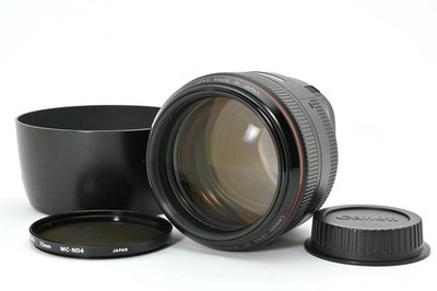 [MINT] Canon EF 85mm F/1.2 L USM Portrait Lens  with ND Filter From JAPAN