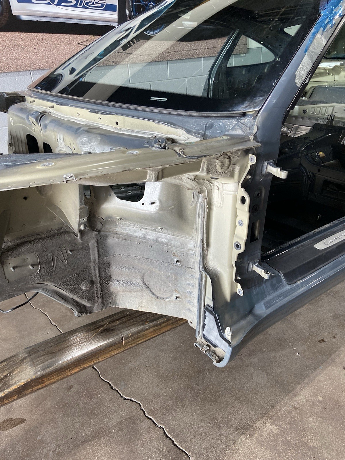 2012-2025 Porsche 911 Carrera Front Left Rail Frame Horn Structure Cut ...