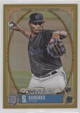 2021 Topps Gypsy Queen Box Topper Chrome Gold Refractor 40/50 Sixto Sanchez 1r5