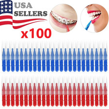 Dental Orthodontic Oral Floss Interdental Brush Lot Toothpick Teeth Cleaning