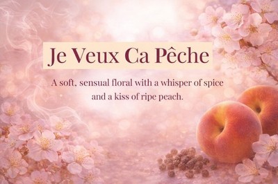 Je Veux Ca Pêche - A luxury Oil Fragrance for Women .17 fl oz Glass Spray